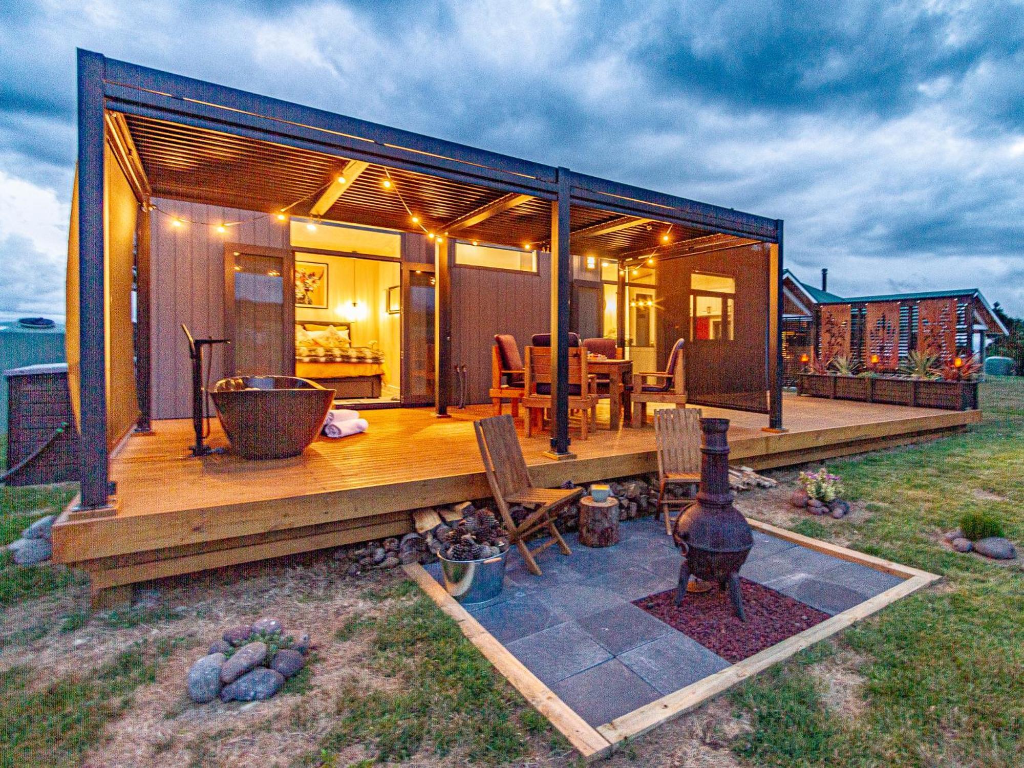 Mangateitei Views - Rangataua Tiny Home Охакуне Экстерьер фото